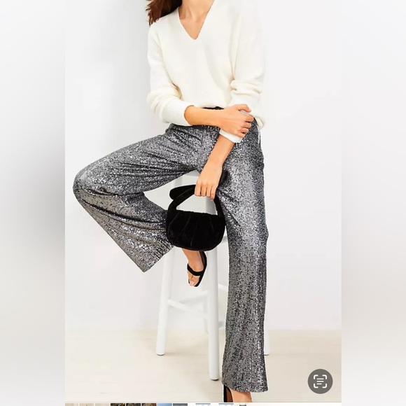 Loft sequins pants size 2 - Picture 1 of 9